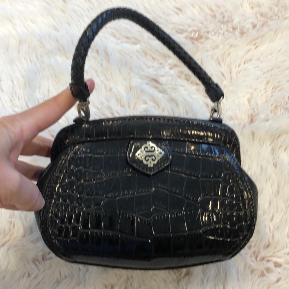 💜 EUC GREAT DEAL!! Brighton mini black croc